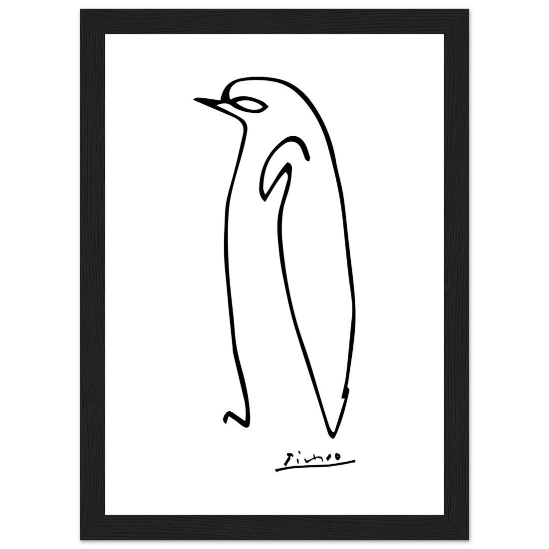 Pablo Picasso Penguin Line Artwork Poster-3