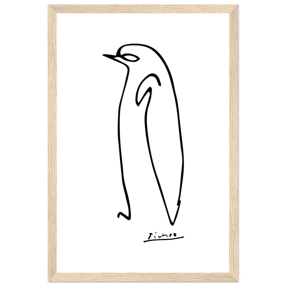 Pablo Picasso Penguin Line Artwork Poster-8