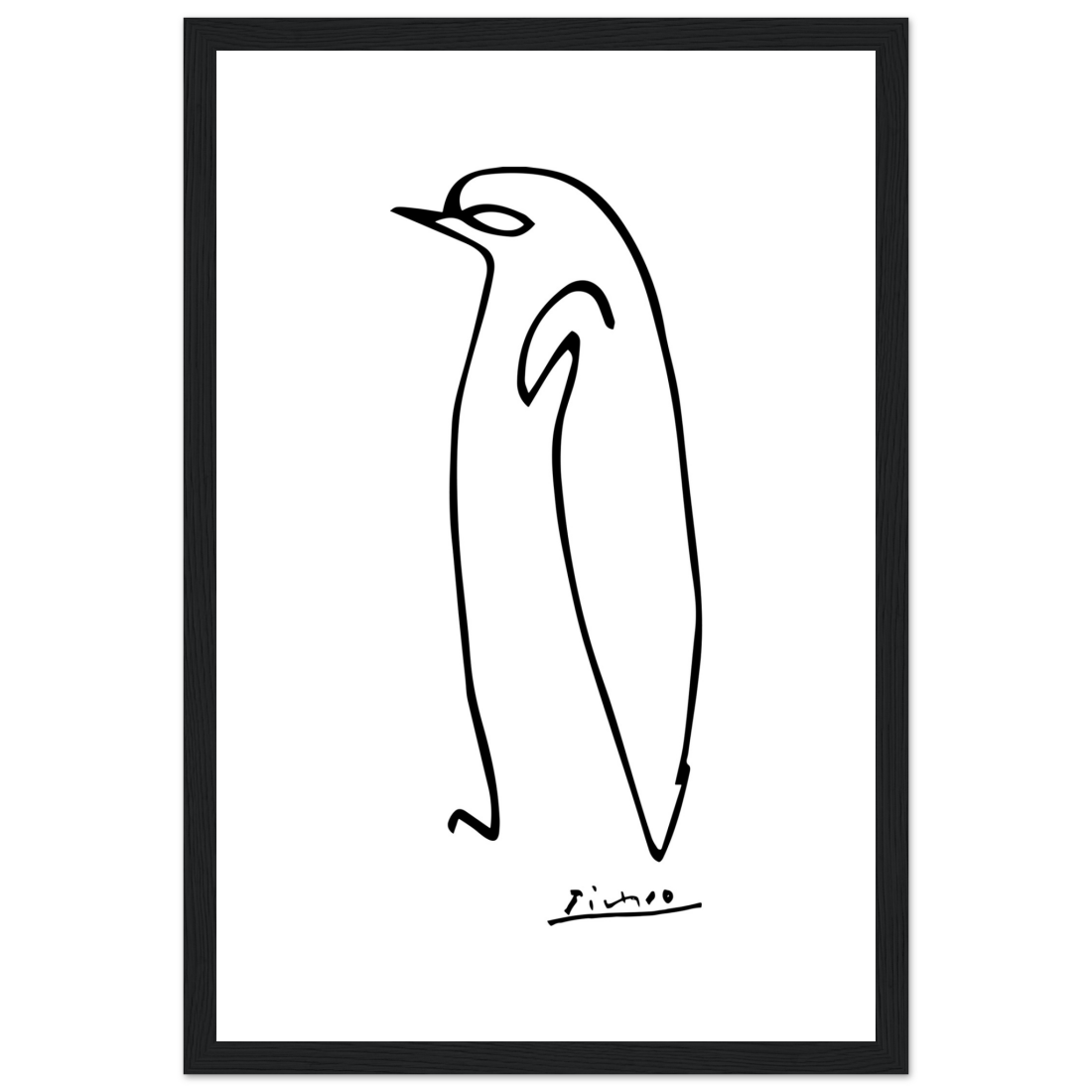 Pablo Picasso Penguin Line Artwork Poster-4