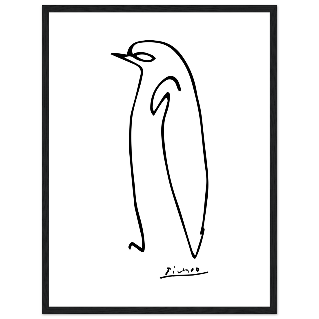 Pablo Picasso Penguin Line Artwork Poster-11