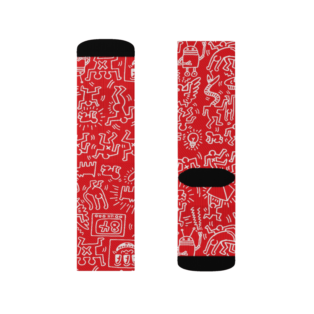 Pattern Panel, Icon Series Street Art Socks-2