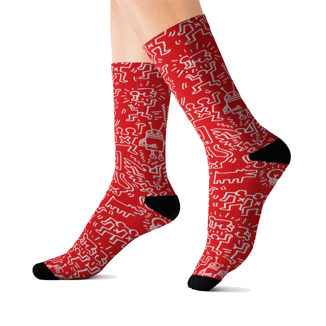 Pattern Panel, Icon Series Street Art Socks-1