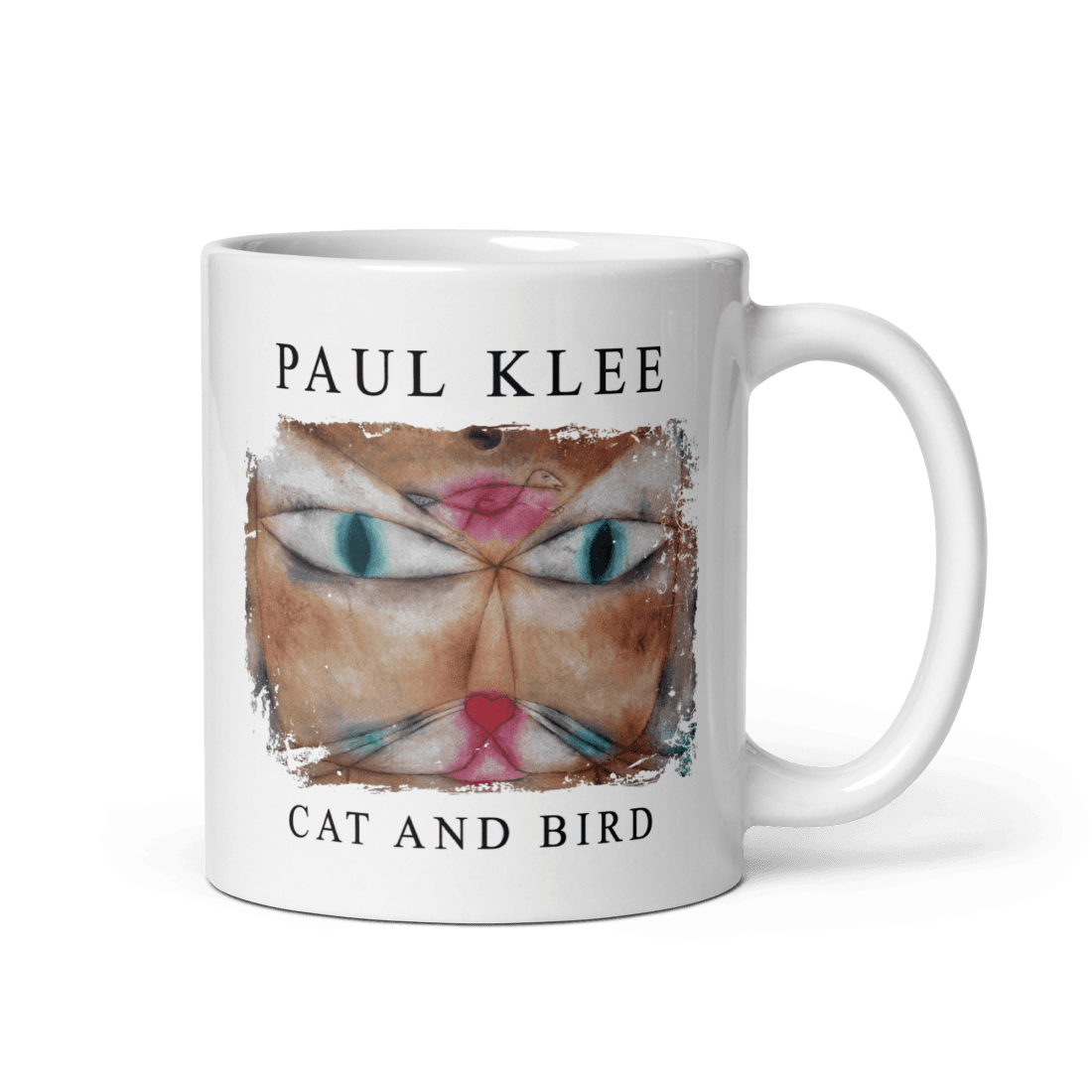 Paul Klee - Cat and Bird, 1928 Artwork Mug-2