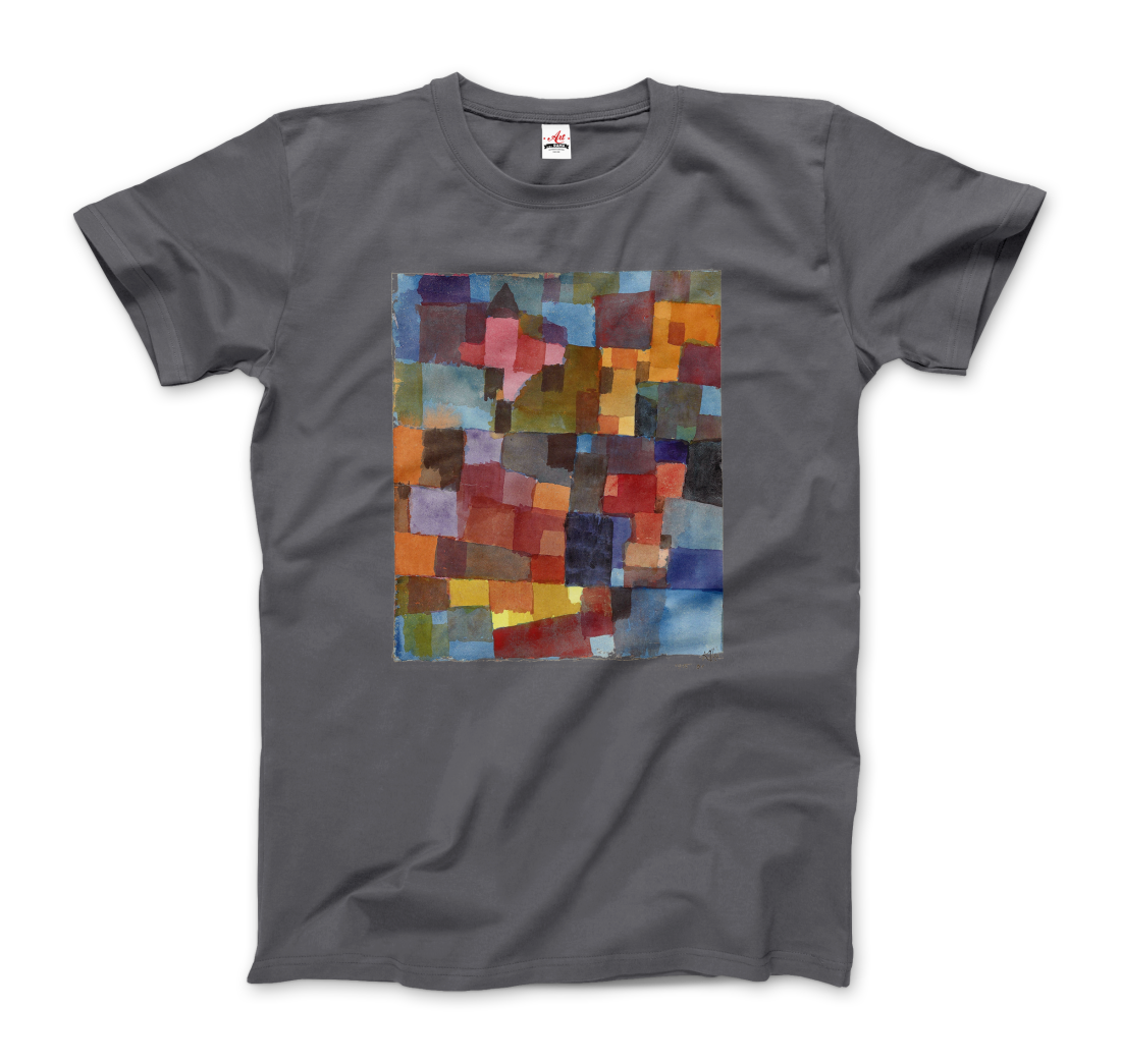 Paul Klee - Raumarchitecturen (Auf Kalt-Warm) Artwork T-Shirt-8