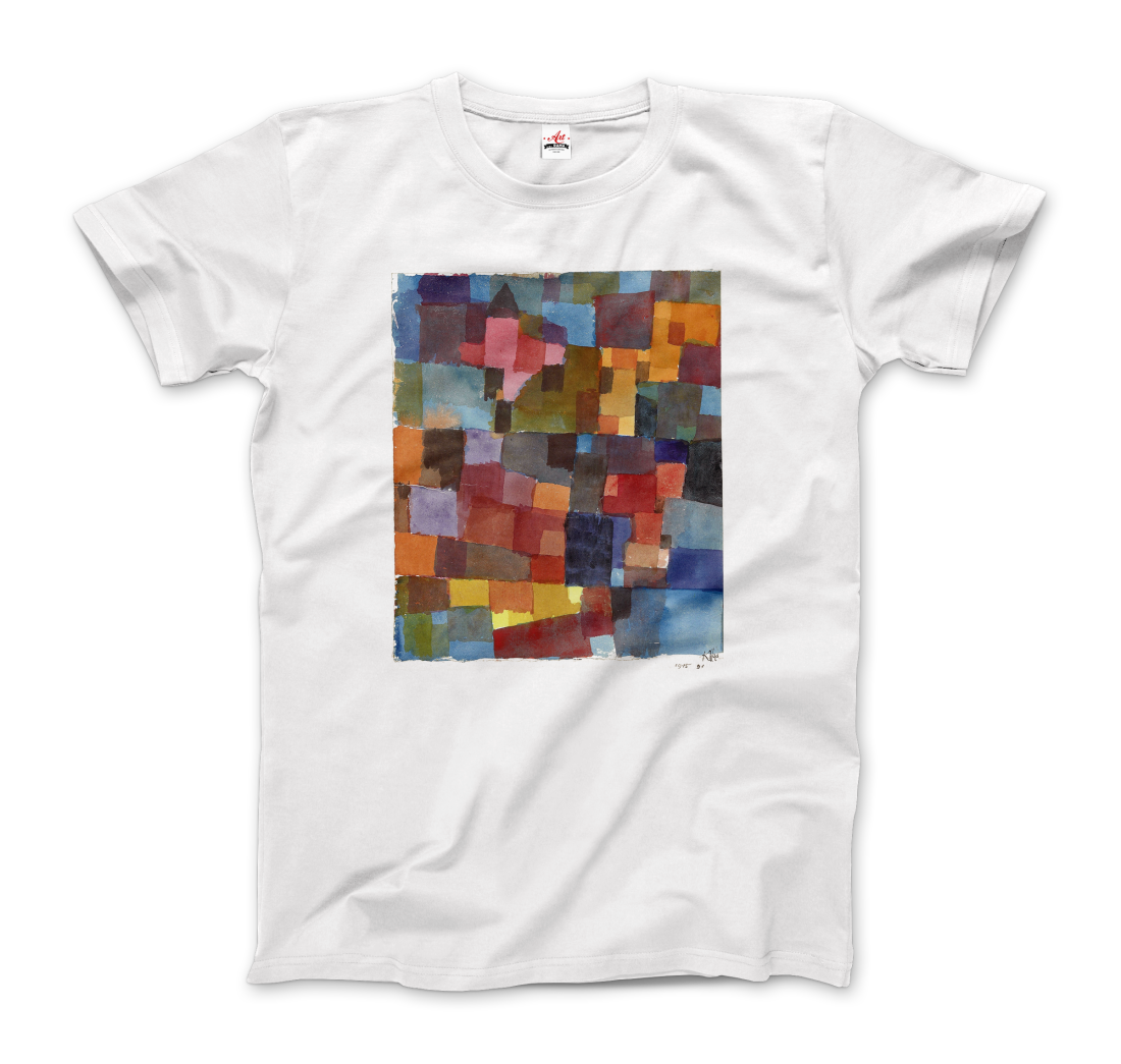 Paul Klee - Raumarchitecturen (Auf Kalt-Warm) Artwork T-Shirt-4