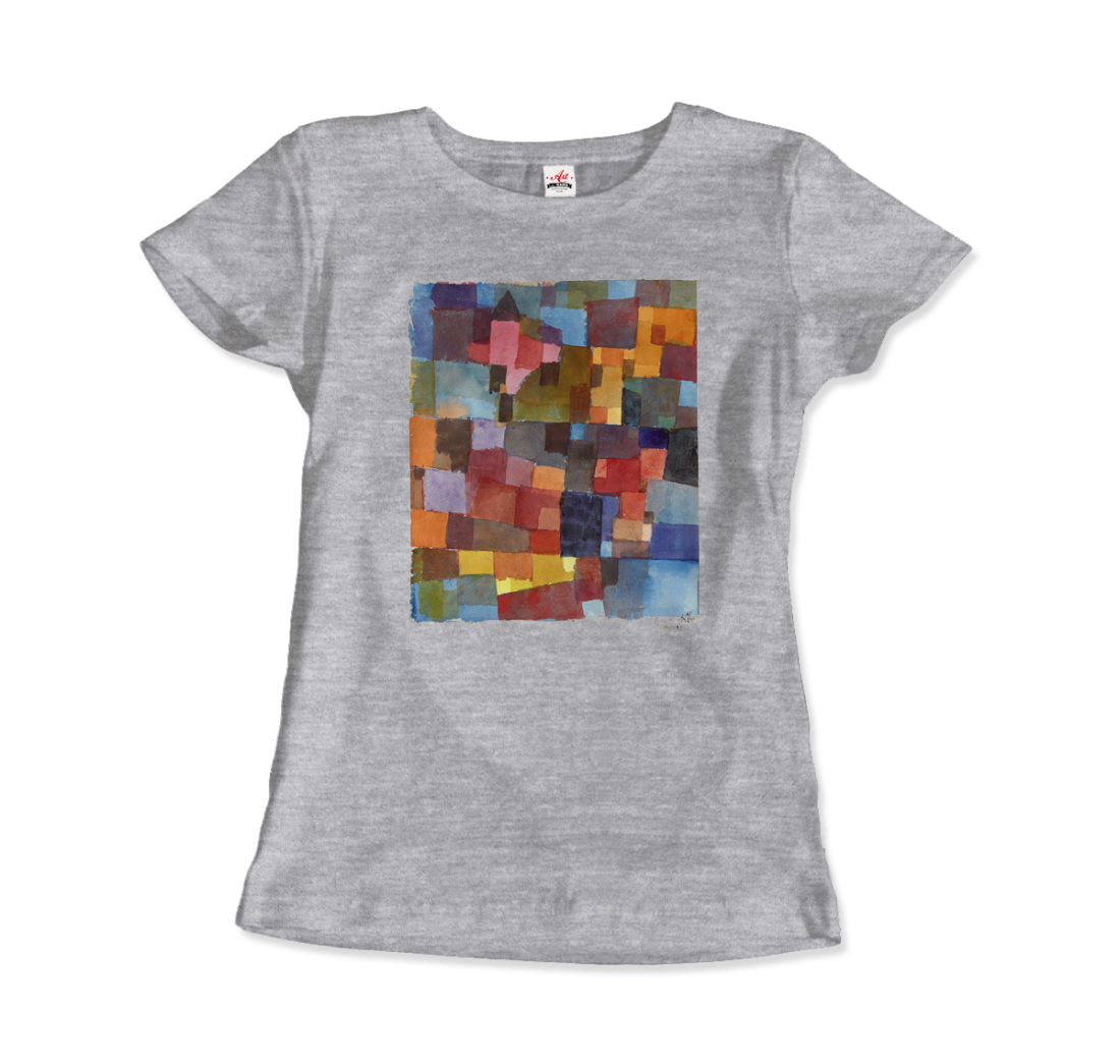 Paul Klee - Raumarchitecturen (Auf Kalt-Warm) Artwork T-Shirt-11