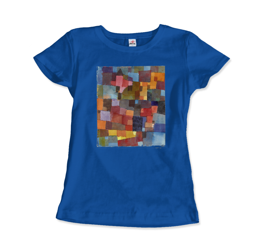 Paul Klee - Raumarchitecturen (Auf Kalt-Warm) Artwork T-Shirt-14