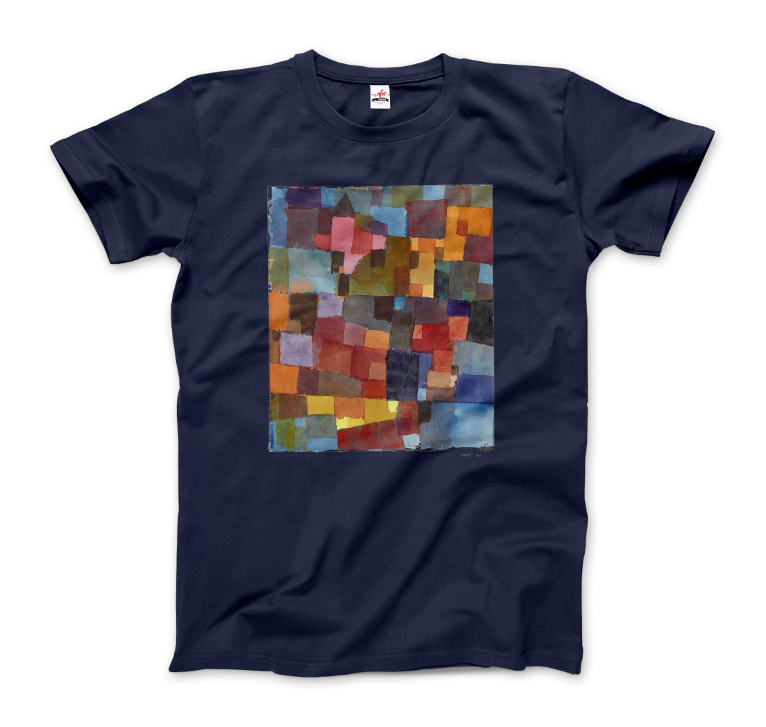 Paul Klee - Raumarchitecturen (Auf Kalt-Warm) Artwork T-Shirt-5