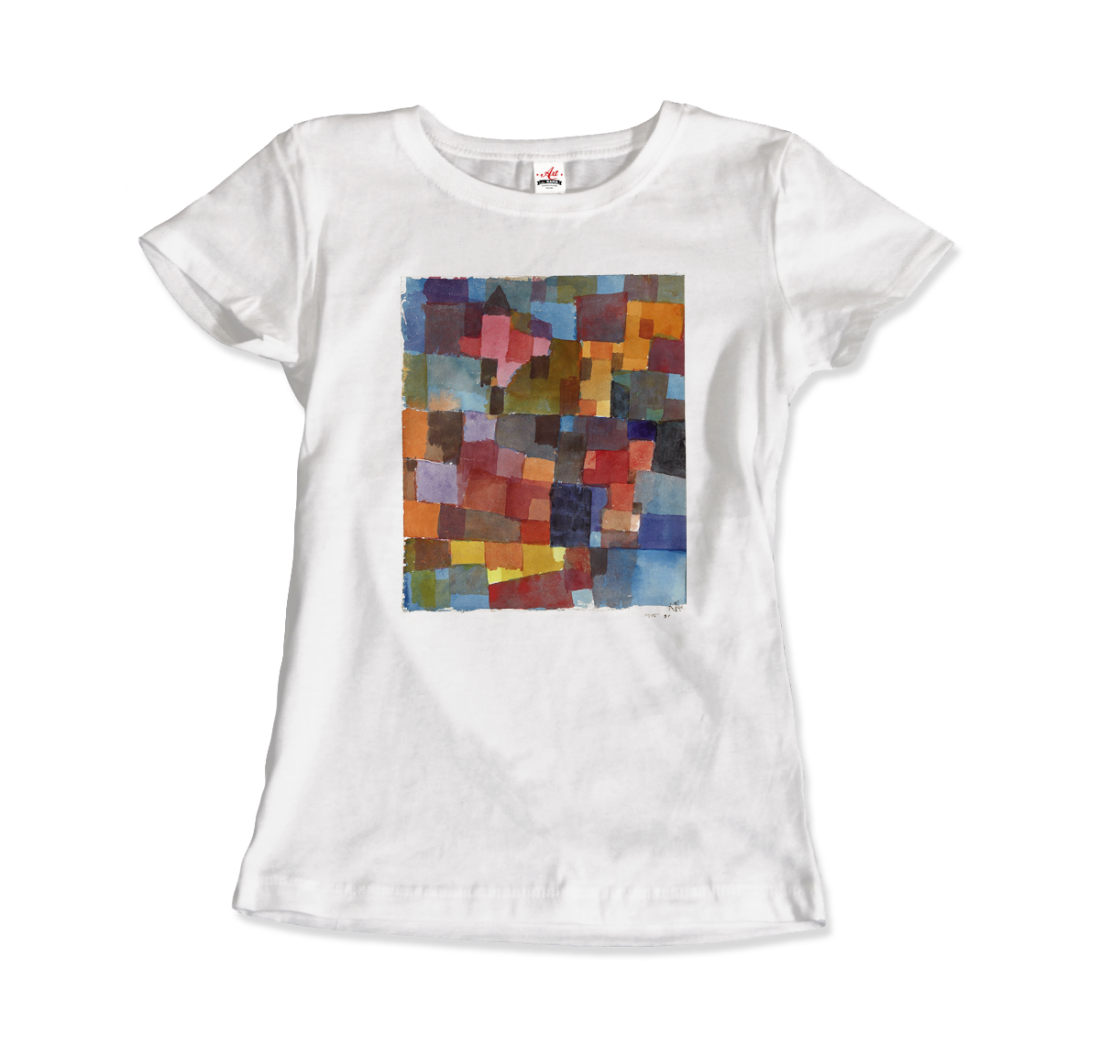 Paul Klee - Raumarchitecturen (Auf Kalt-Warm) Artwork T-Shirt-3