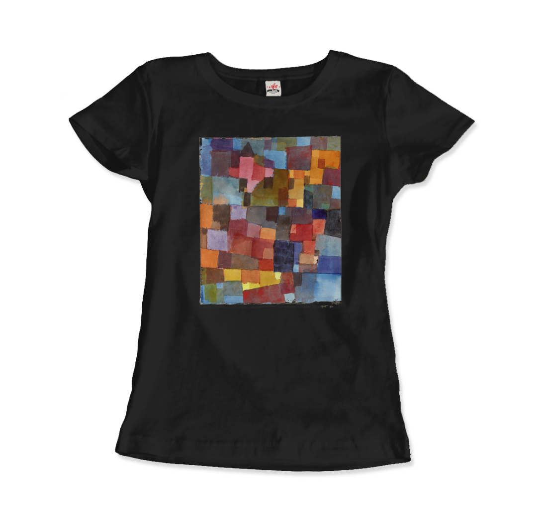 Paul Klee - Raumarchitecturen (Auf Kalt-Warm) Artwork T-Shirt-2