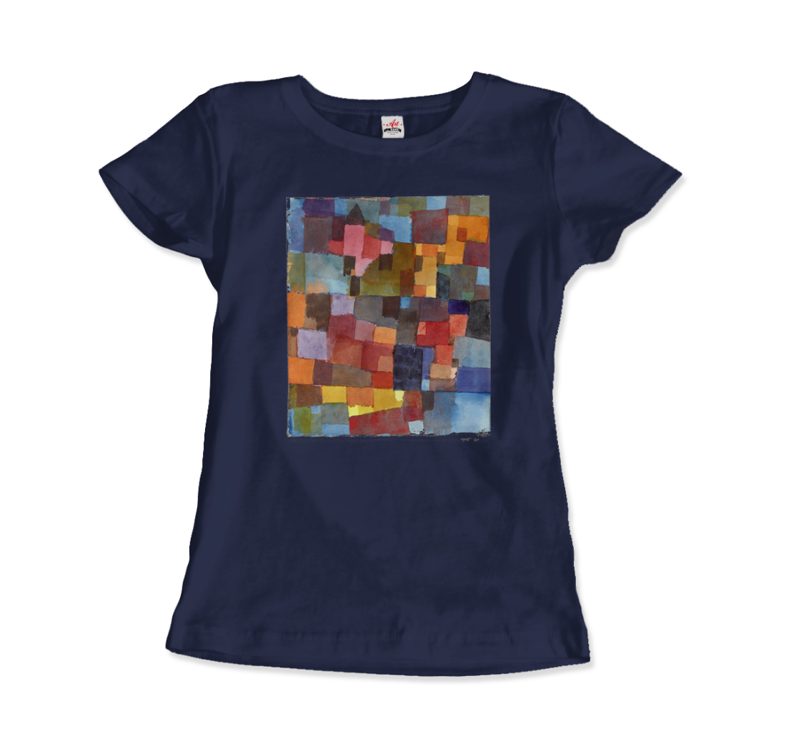 Paul Klee - Raumarchitecturen (Auf Kalt-Warm) Artwork T-Shirt-10