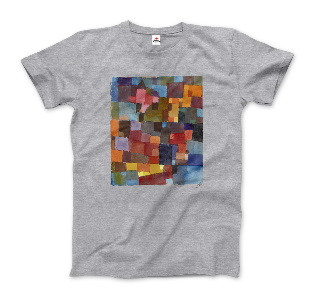 Paul Klee - Raumarchitecturen (Auf Kalt-Warm) Artwork T-Shirt-6