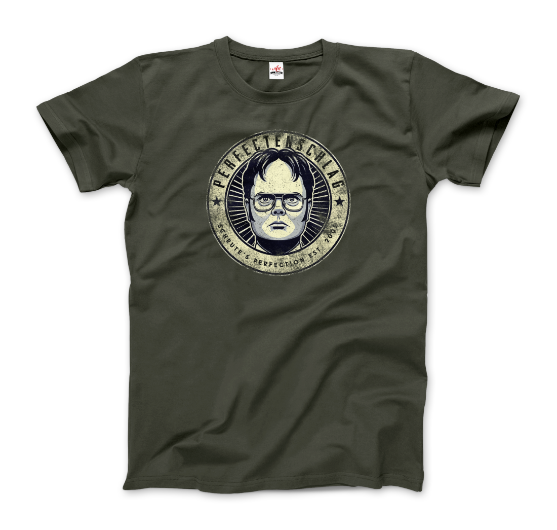 Perfectenschlag - Schrute's Perfection Distressed T-Shirt-0