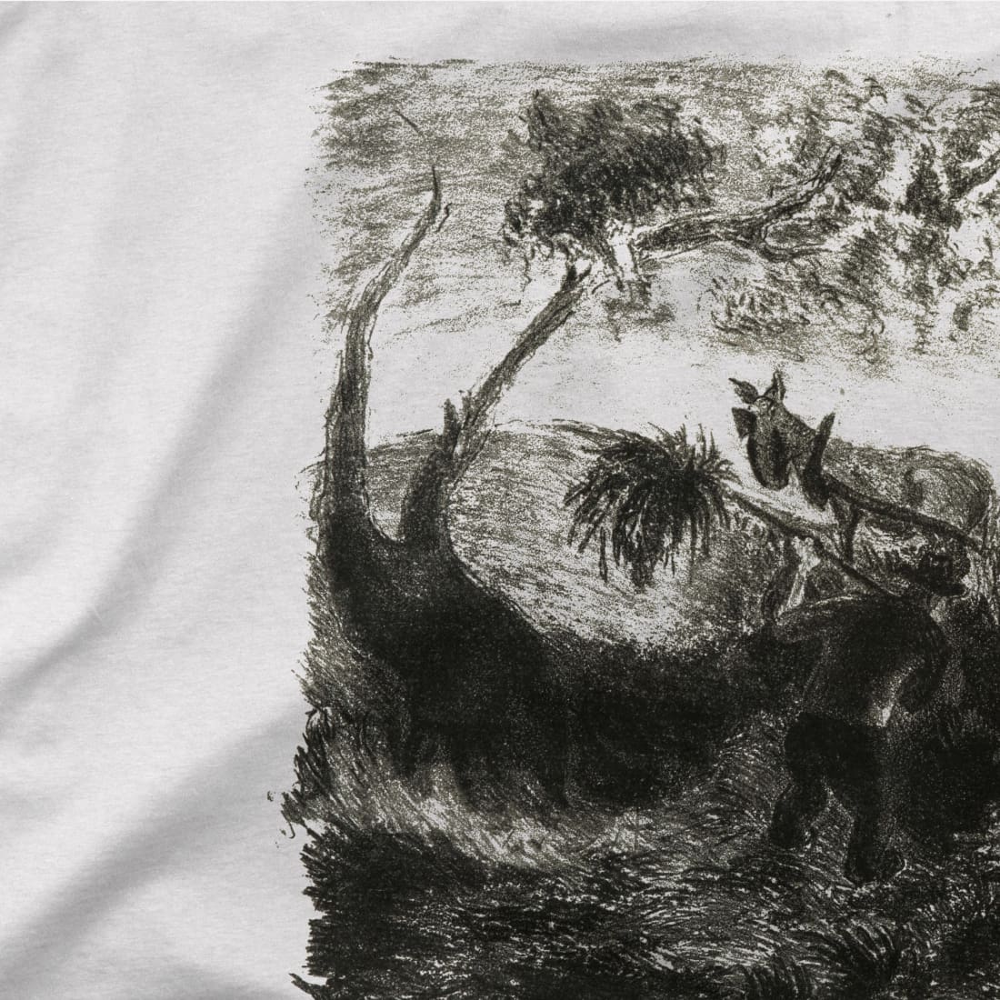 Pollock - Haymaking 1947 Artwork T-Shirt-2