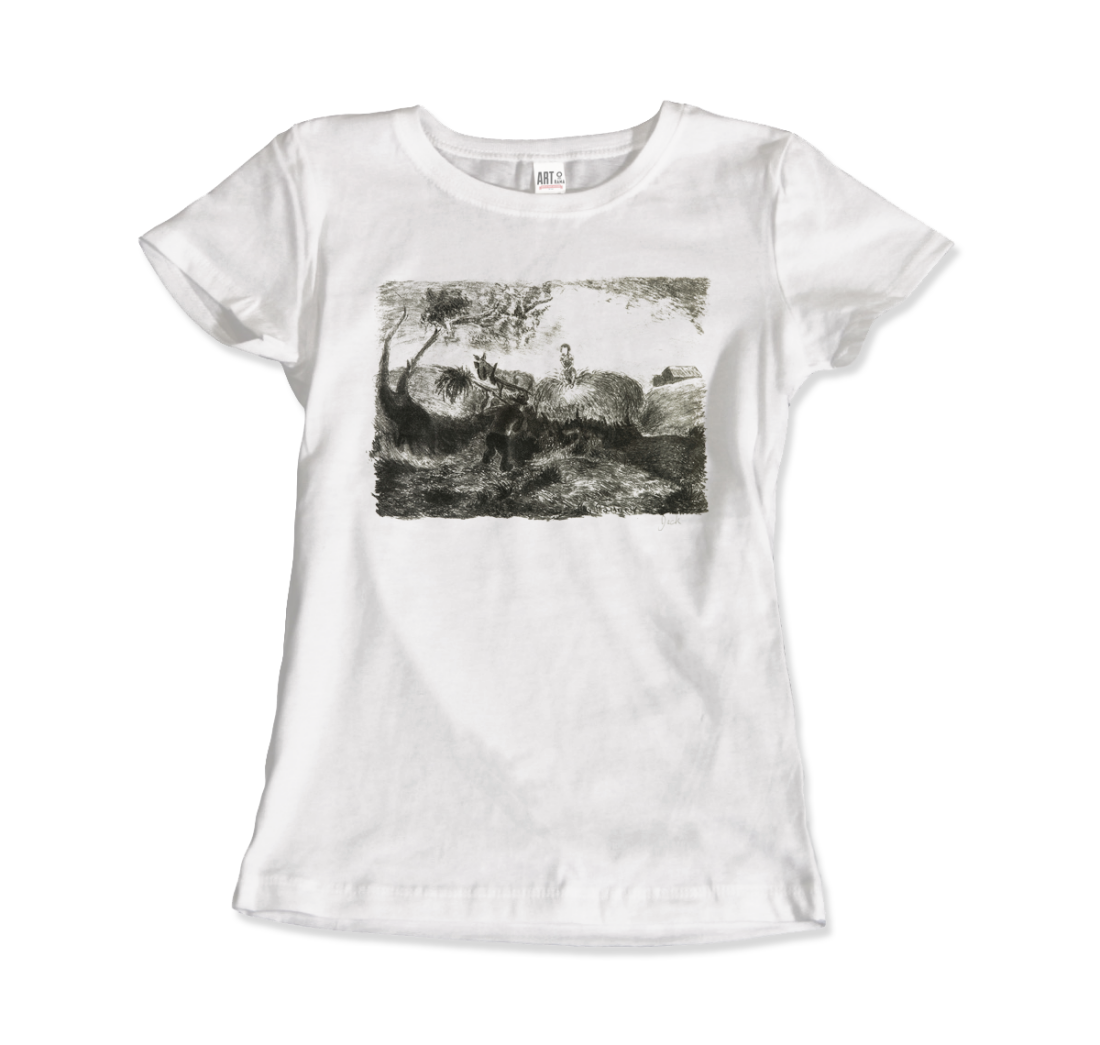 Pollock - Haymaking 1947 Artwork T-Shirt-3