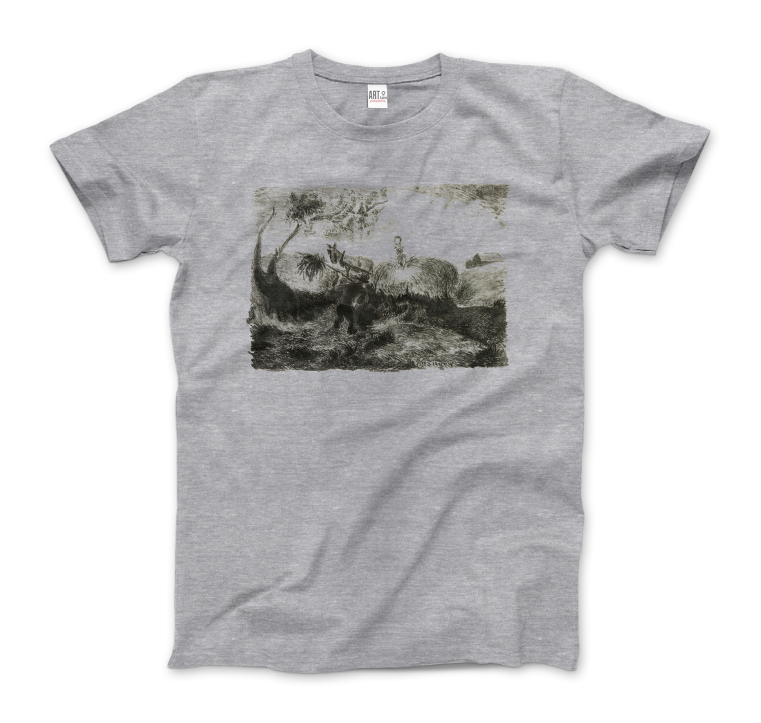 Pollock - Haymaking 1947 Artwork T-Shirt-5