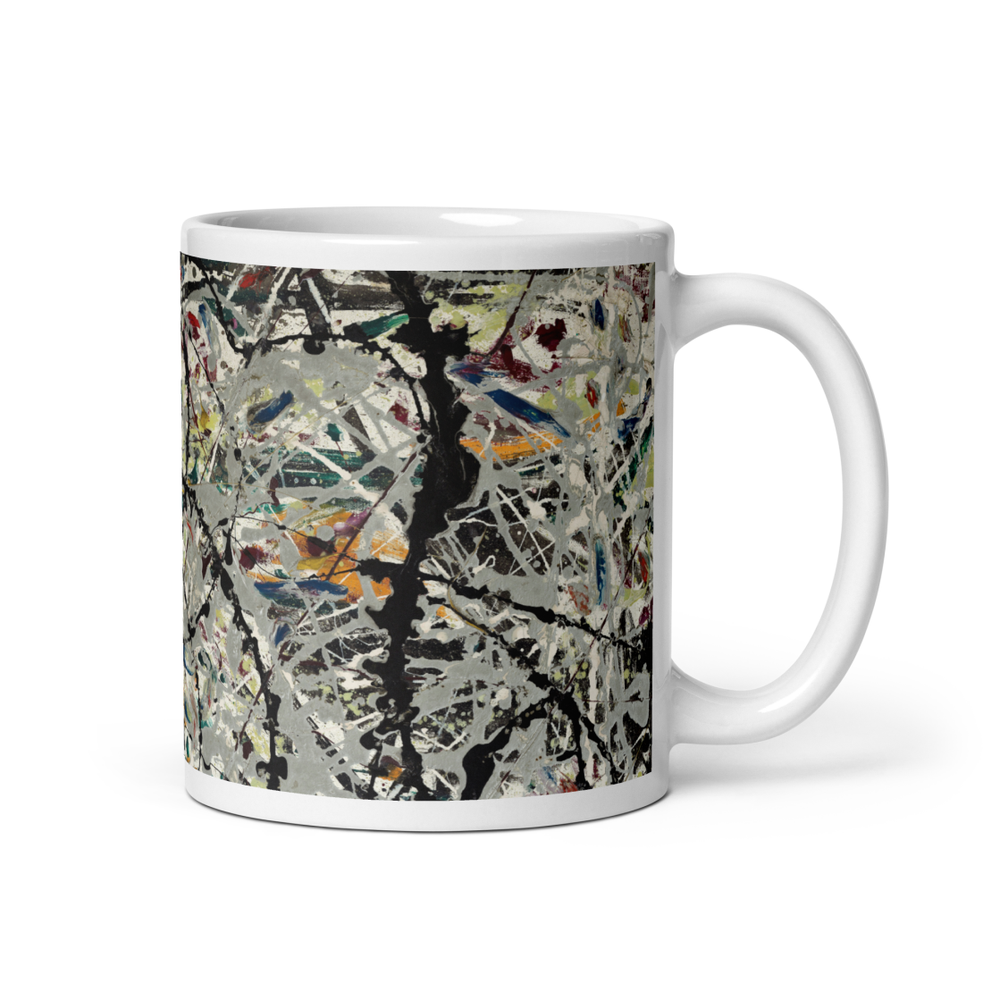 Pollock - Watery Paths 1947 Artwork Mug-2