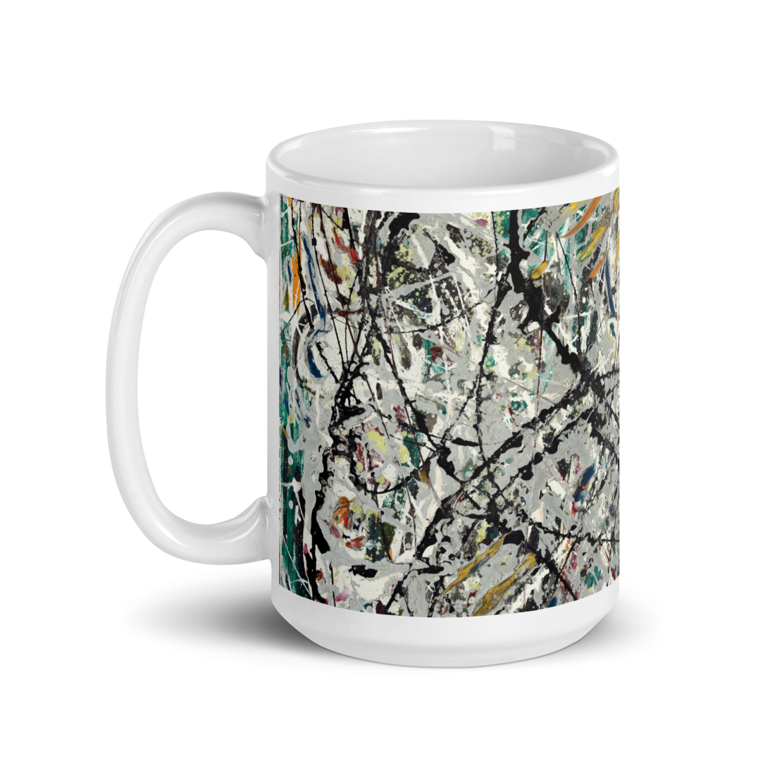 Pollock - Watery Paths 1947 Artwork Mug-3