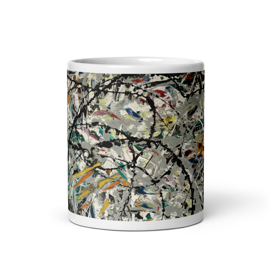 Pollock - Watery Paths 1947 Artwork Mug-1