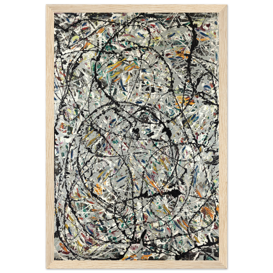 Pollock - Watery Paths 1947 Artwork Poster-8