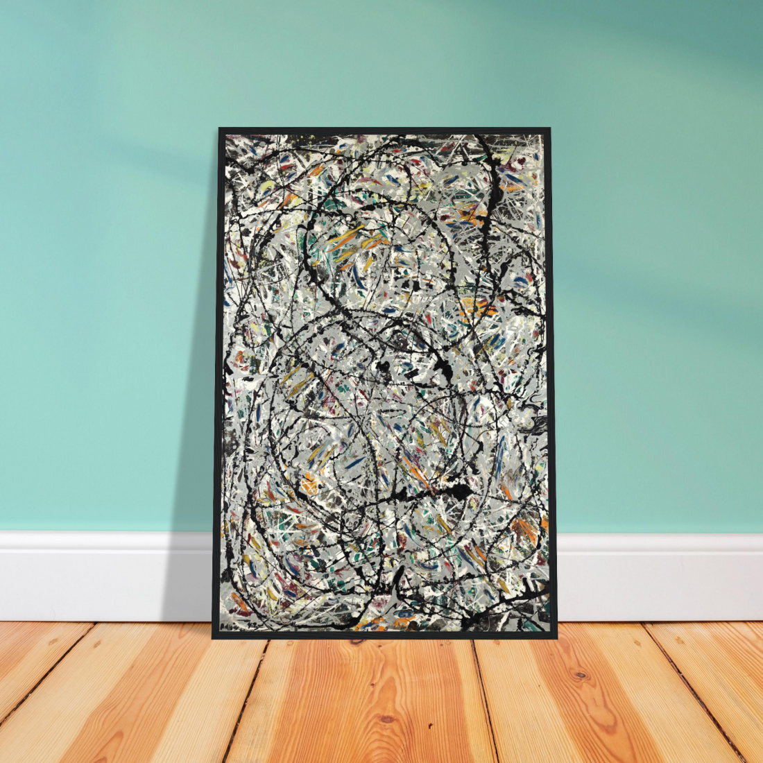 Pollock - Watery Paths 1947 Artwork Poster-1