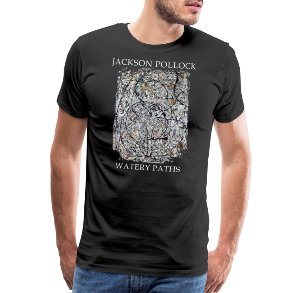 Pollock - Watery Paths 1947 Artwork T-Shirt-1