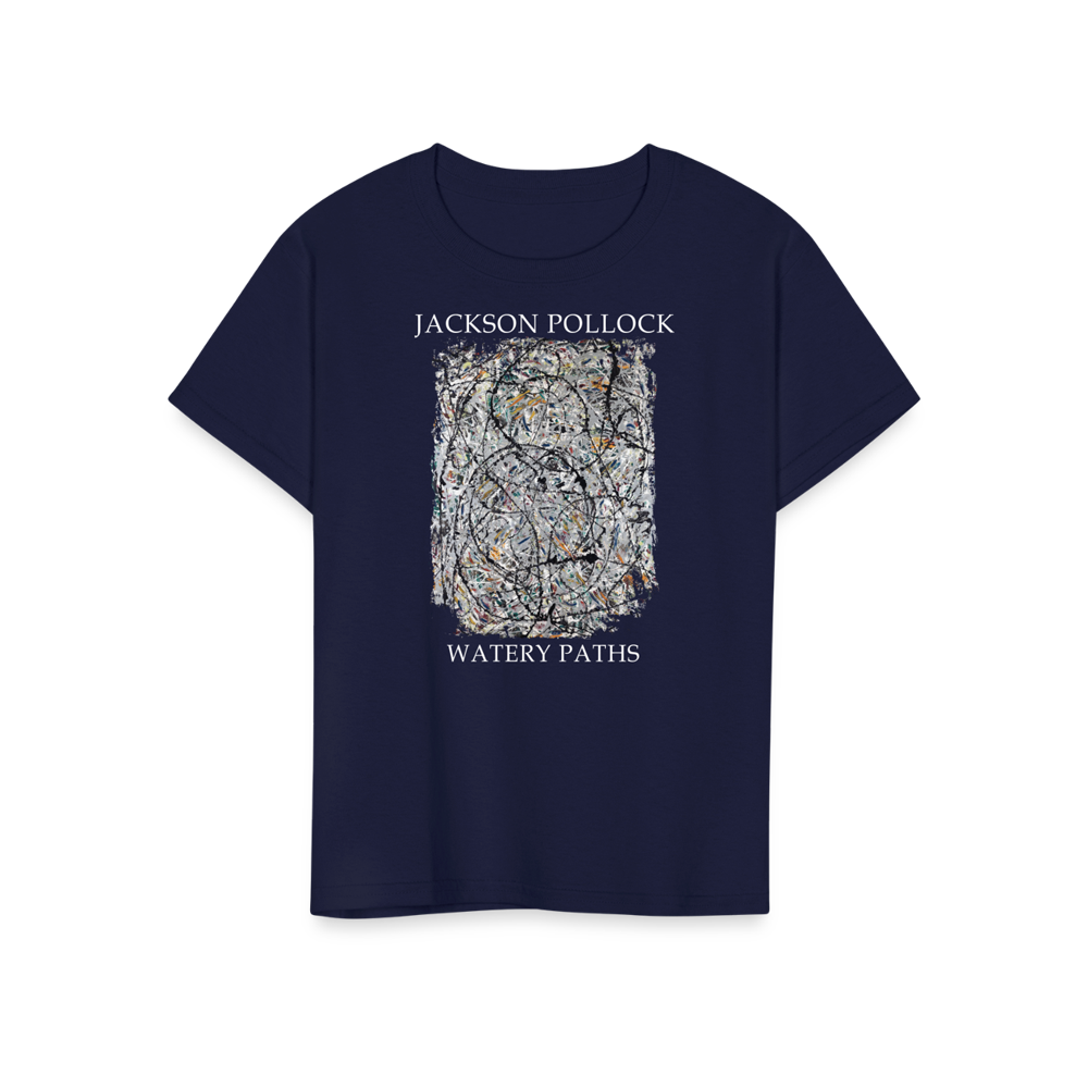 Pollock - Watery Paths 1947 Artwork T-Shirt-19