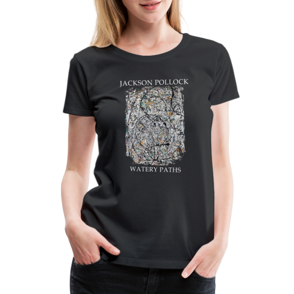 Pollock - Watery Paths 1947 Artwork T-Shirt-4