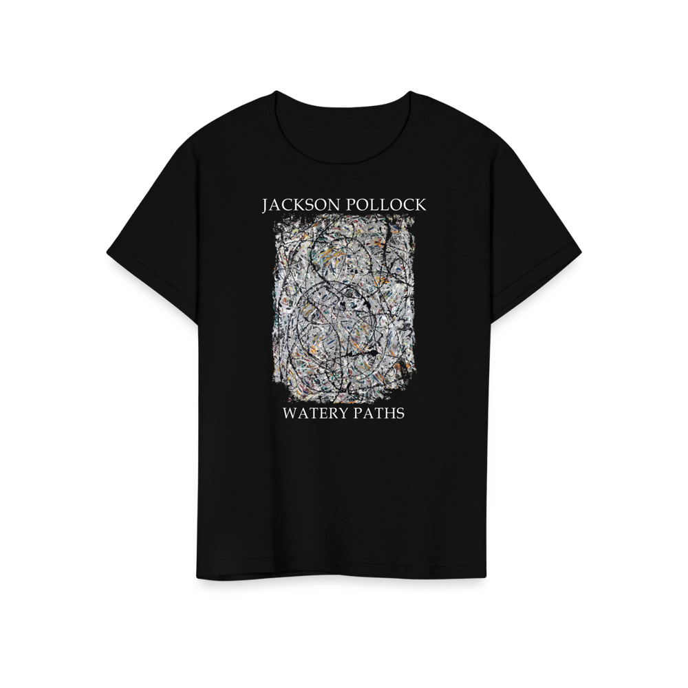 Pollock - Watery Paths 1947 Artwork T-Shirt-17