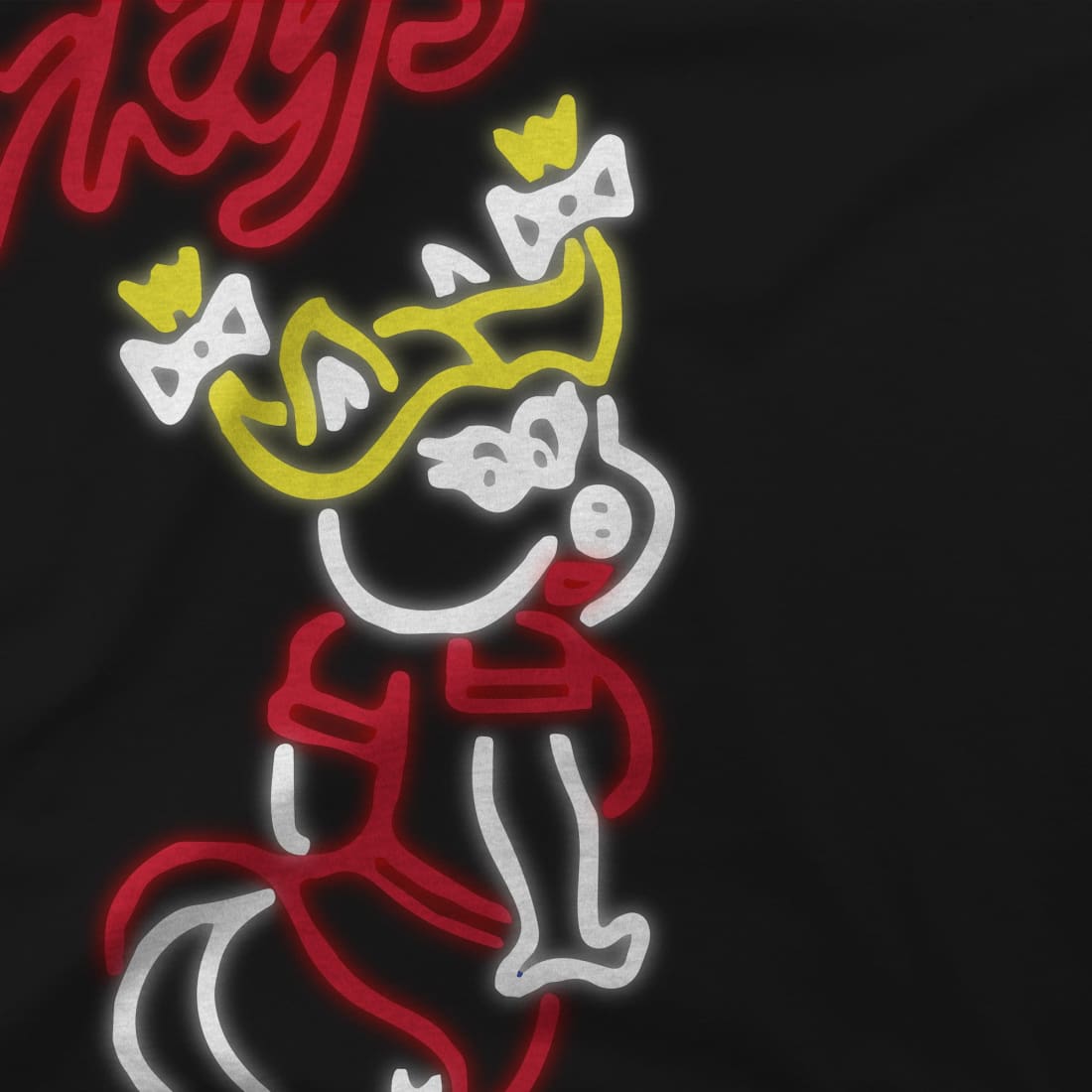 Porky's Strip Club Neon Logo T-Shirt-1