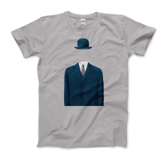 Rene Magritte Man in a Bowler Hat, 1964 Artwork T-Shirt-0