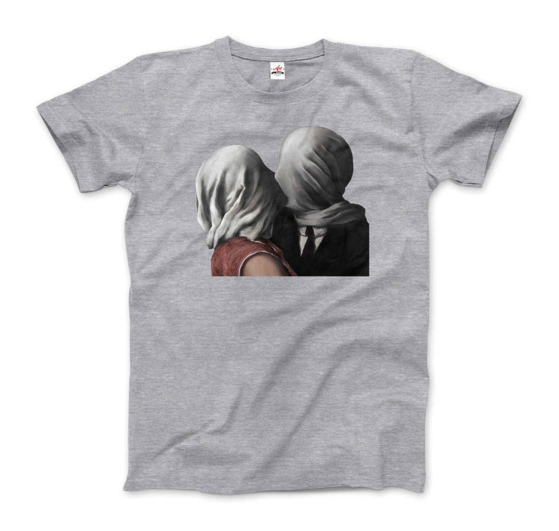 Rene Magritte The Lovers II (1928) Artwork T-Shirt-6