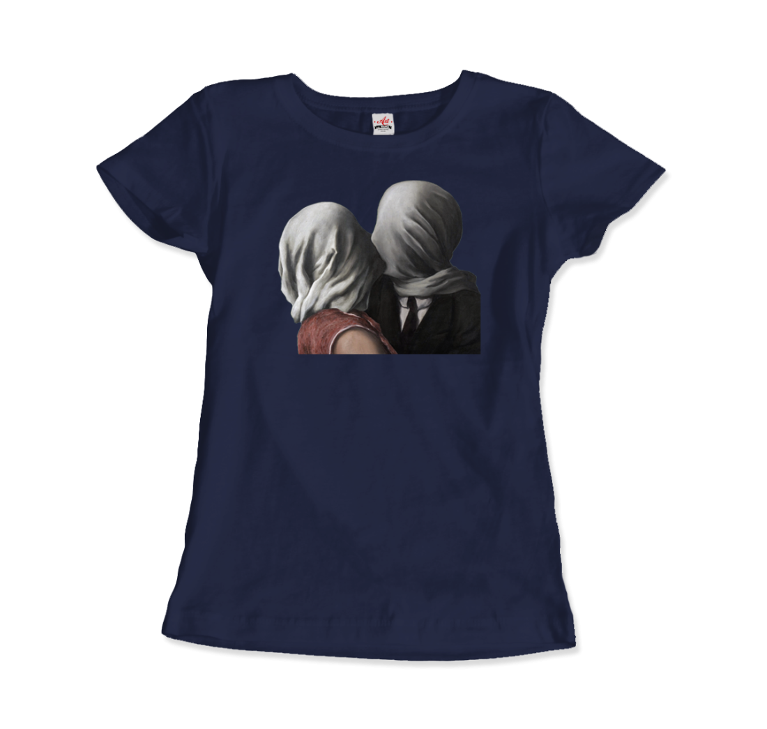 Rene Magritte The Lovers II (1928) Artwork T-Shirt-12