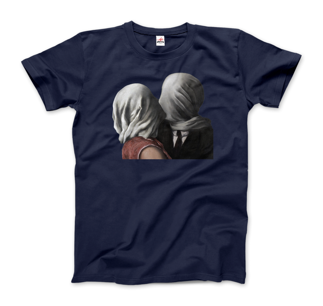 Rene Magritte The Lovers II (1928) Artwork T-Shirt-8