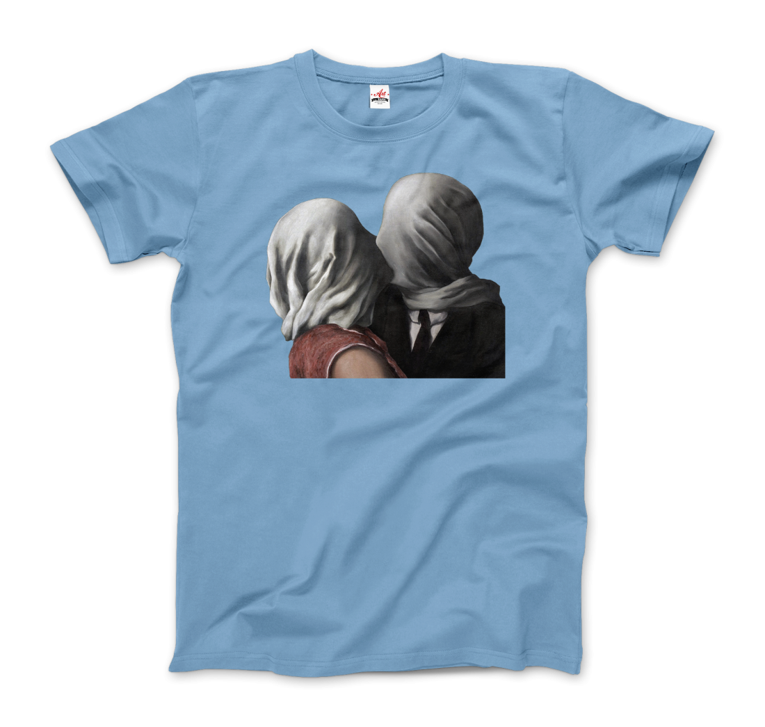 Rene Magritte The Lovers II (1928) Artwork T-Shirt-7