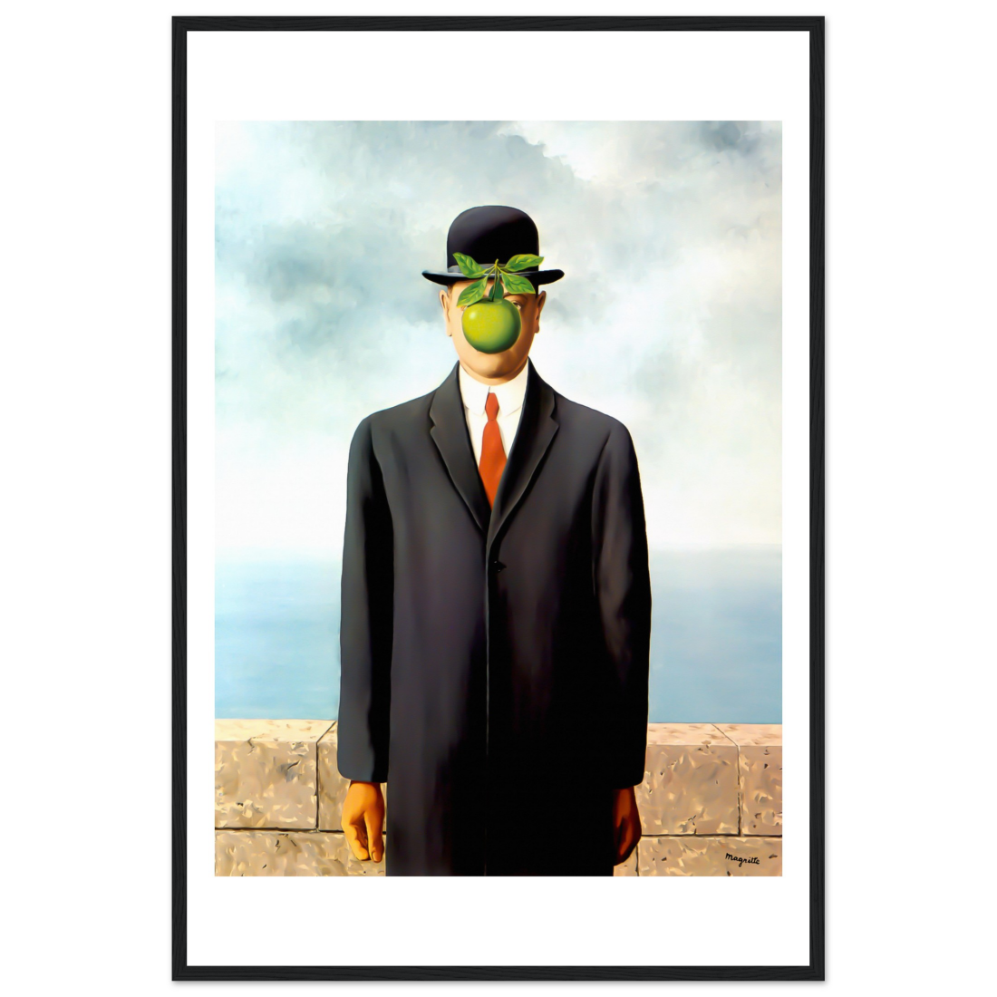 Rene Magritte The Son of Man, 1964 Artwork Poster-0