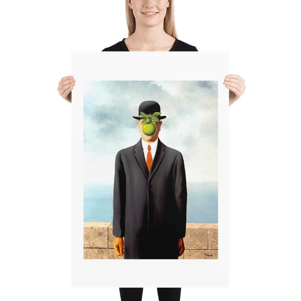 Rene Magritte The Son of Man, 1964 Artwork Poster-1