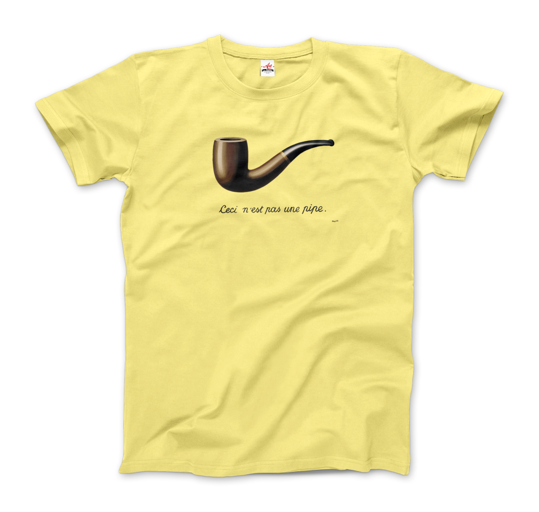 Rene Magritte This Is Not A Pipe, 1929 Artwork T-Shirt-7