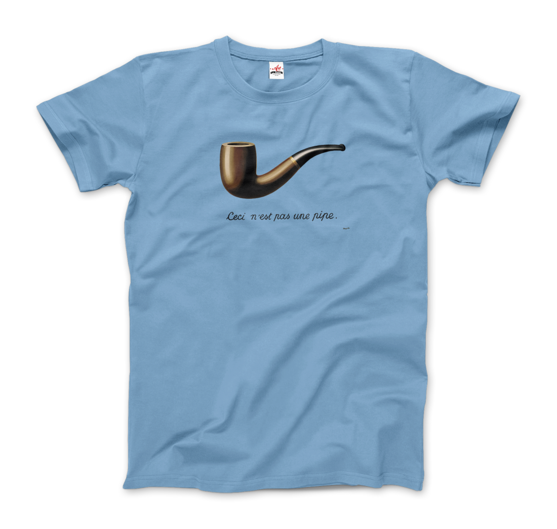 Rene Magritte This Is Not A Pipe, 1929 Artwork T-Shirt-6