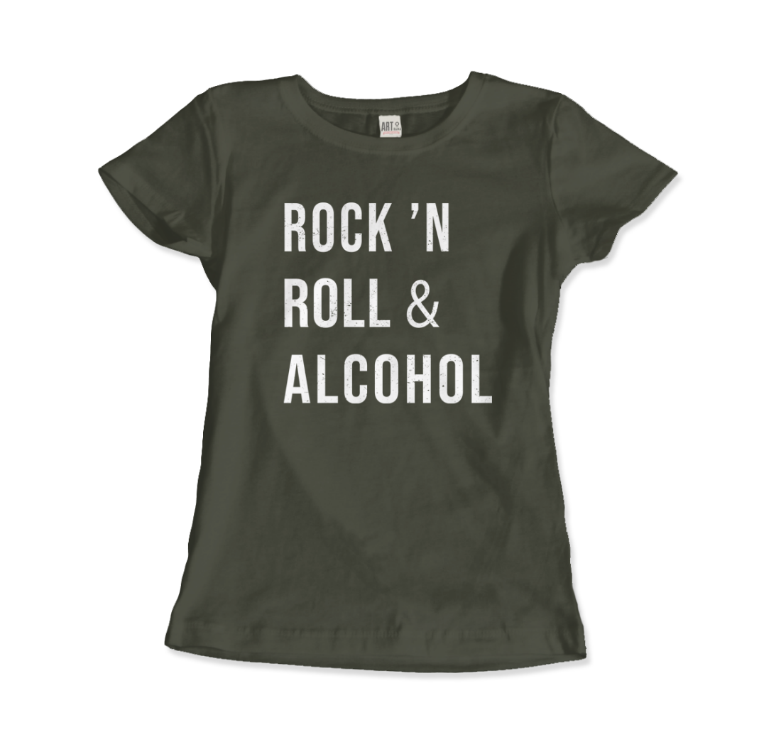 Rock'n Roll & Alcohol T-Shirt-10