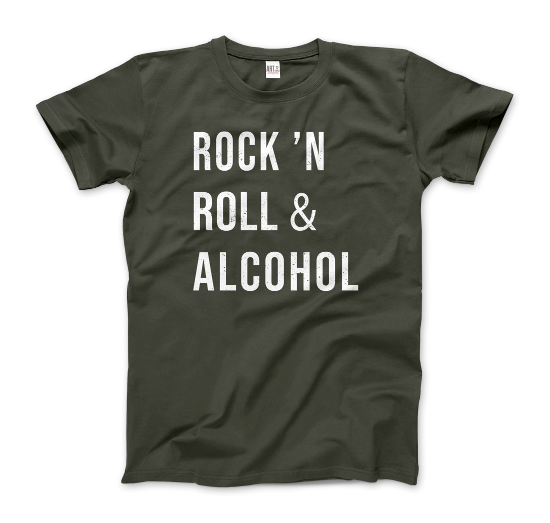 Rock'n Roll & Alcohol T-Shirt-5