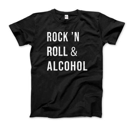 Rock'n Roll & Alcohol T-Shirt-0