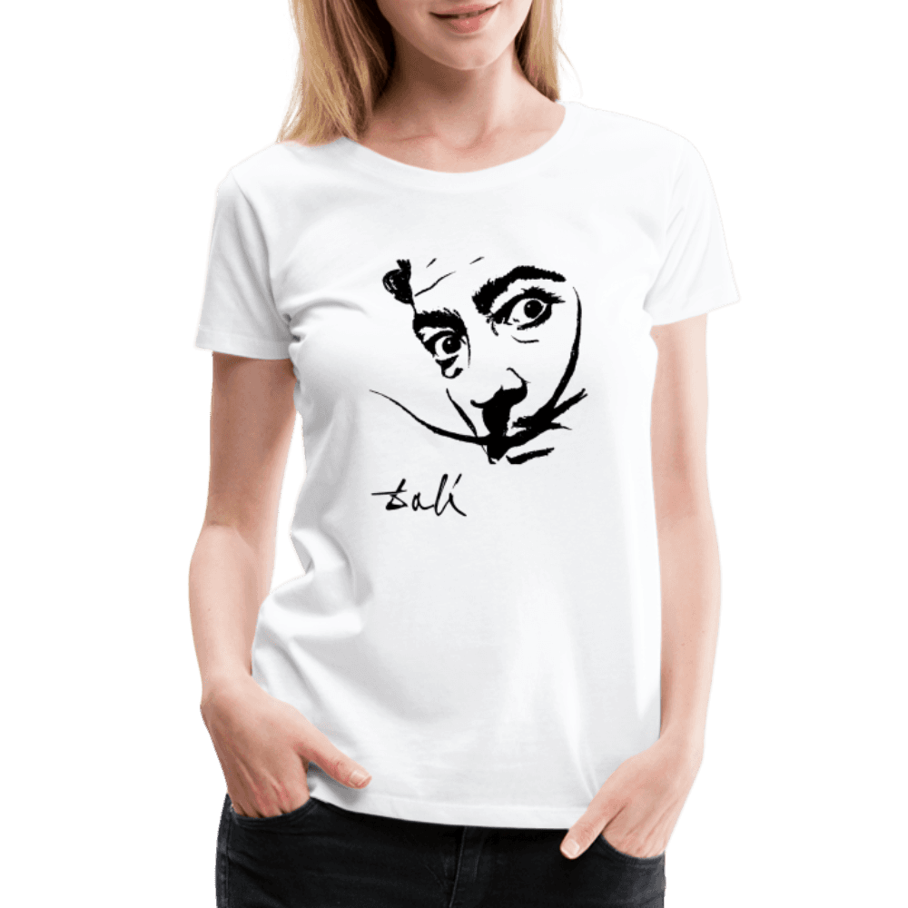 Salvador Dali Portrait Sketch Artwork T-Shirt-4