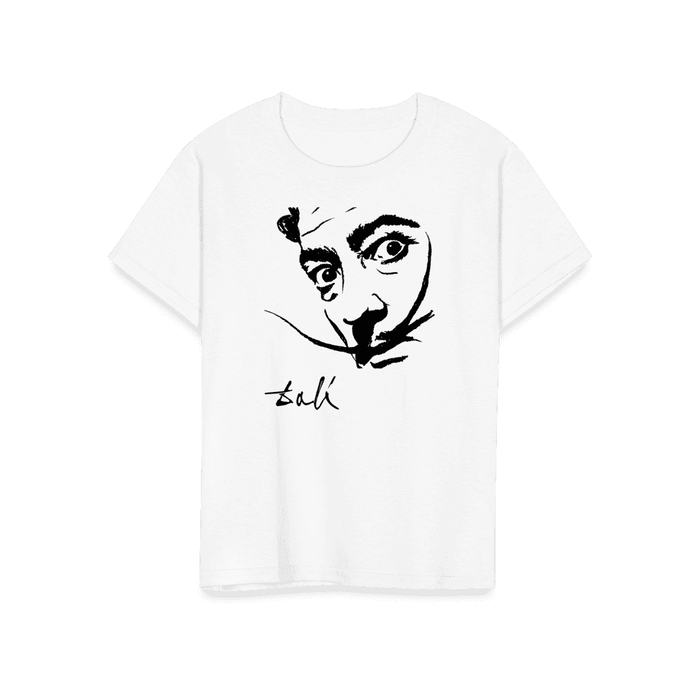 Salvador Dali Portrait Sketch Artwork T-Shirt-10