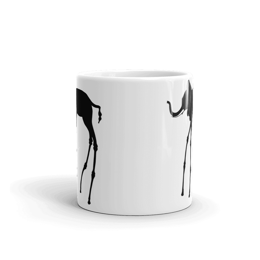 Salvador Dali The Elephants 1948 Artwork Mug-1