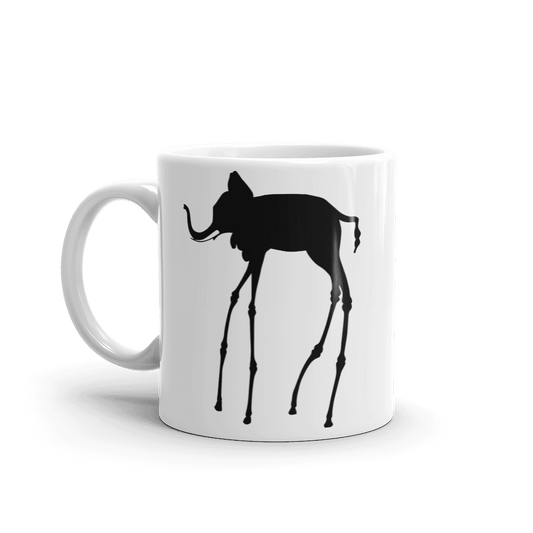 Salvador Dali The Elephants 1948 Artwork Mug-0