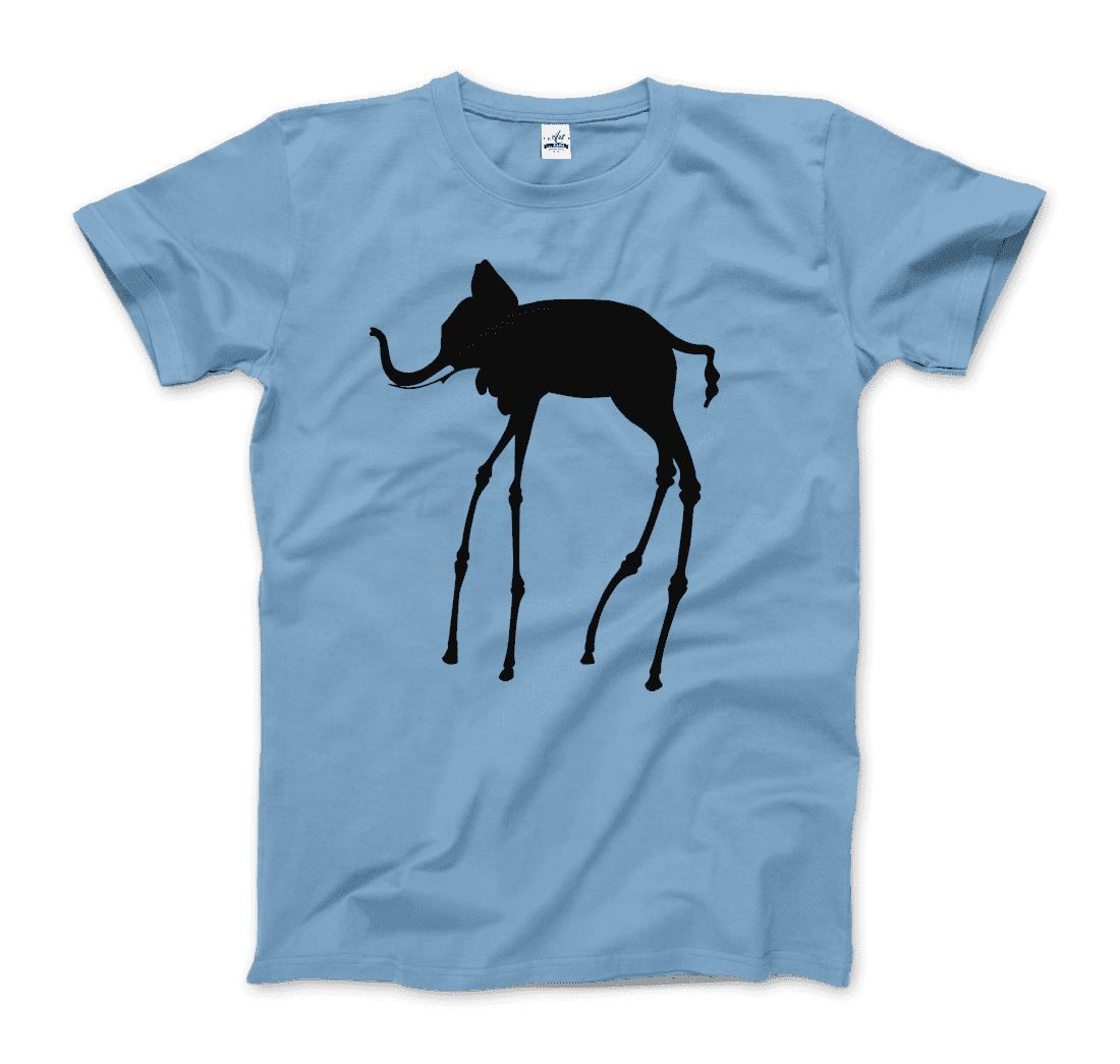 Salvador Dali Elephant Sketch T-Shirt-7