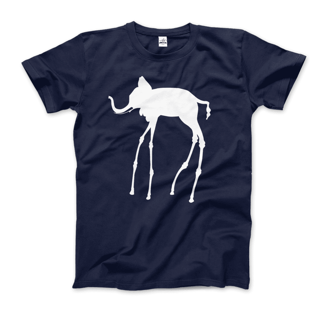 Salvador Dali Elephant Sketch T-Shirt-8