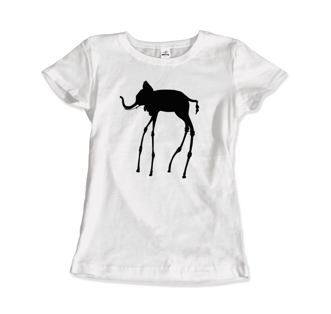 Salvador Dali Elephant Sketch T-Shirt-9