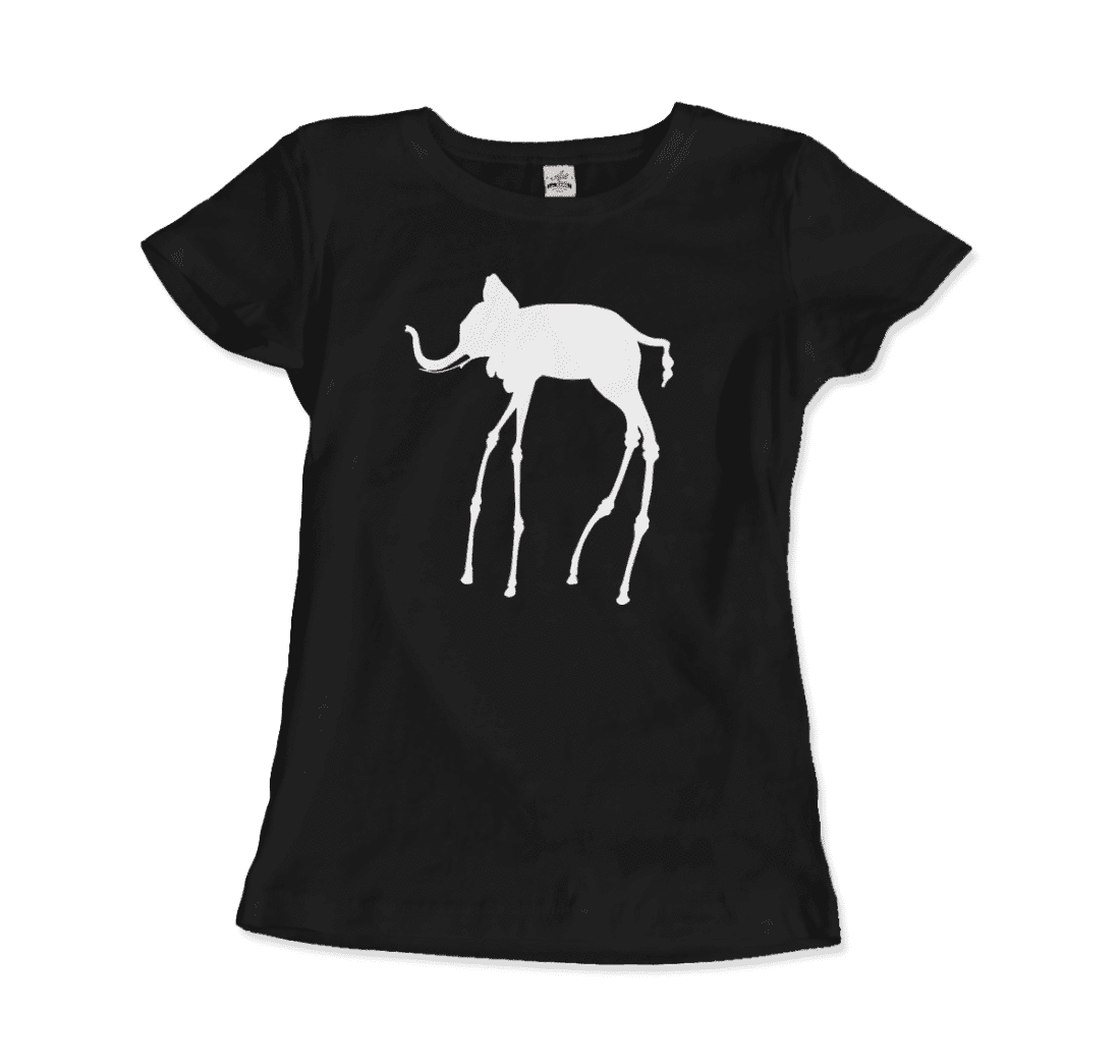 Salvador Dali Elephant Sketch T-Shirt-2